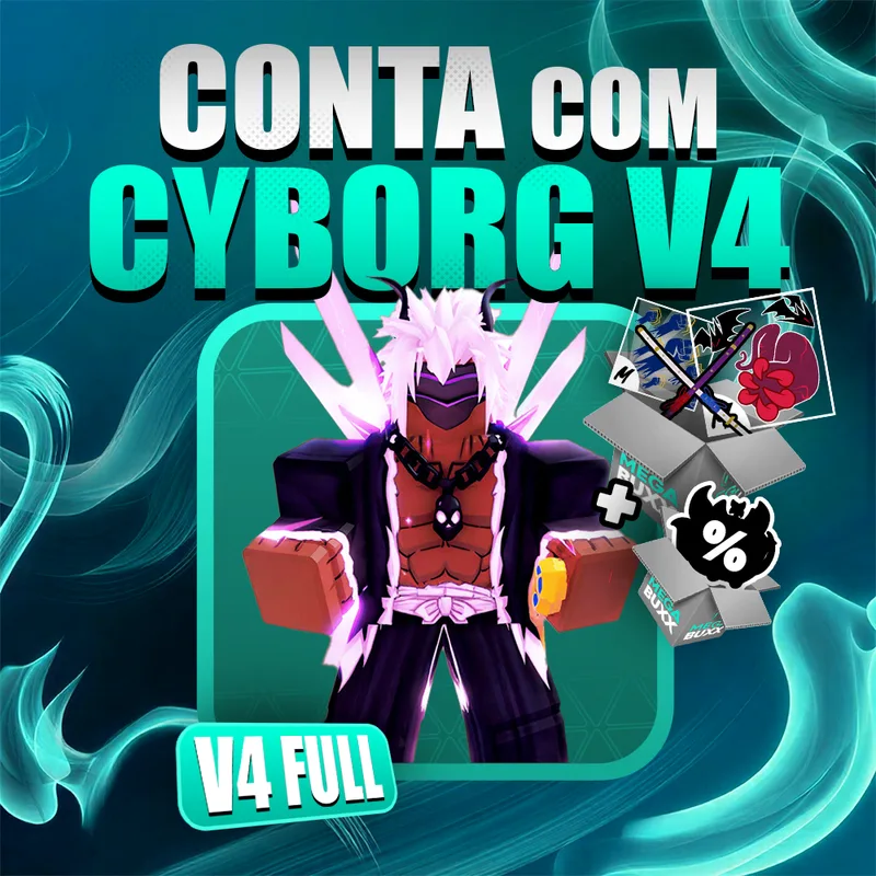 『 🤖 』CYBORG V4 PREMIUM + SANGUINE ART + GODHUMAN + CDK + LEVEL MÁX + CHANCE MÍTICA