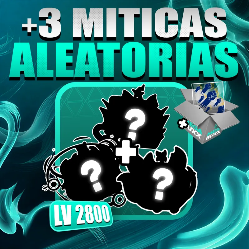 『 🎲 』+3 FRUTAS MÍTICAS ALEATÓRIAS + GODHUMAN + LEVEL MÁX