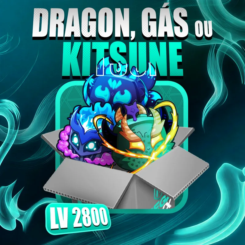 『 🎲 』 KITSUNE, DRAGON OU GÁS NO INVENTÁRIO