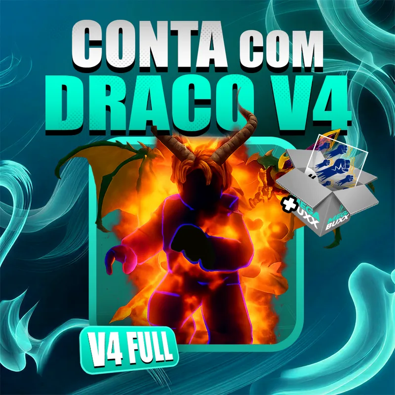 『 🐉 』DRACO V4 + 💪 GODHUMAN + 👑 MAX LEVEL + 🍎 CHANCE MÍTICA