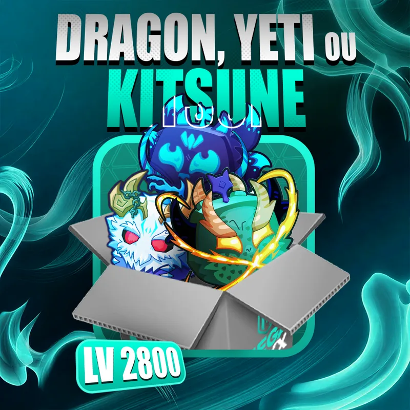 『 🎲 』 KITSUNE, DRAGON OU YETI NO INVENTÁRIO