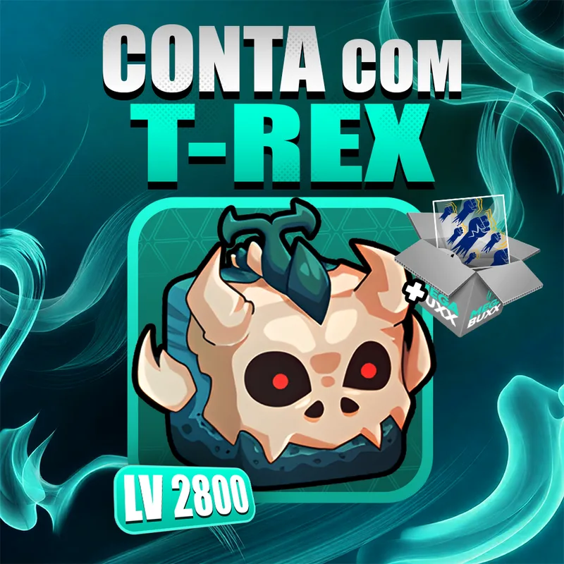 『 🦖 』T-REX NO INVENTÁRIO + GODHUMAN + LEVEL MÁX