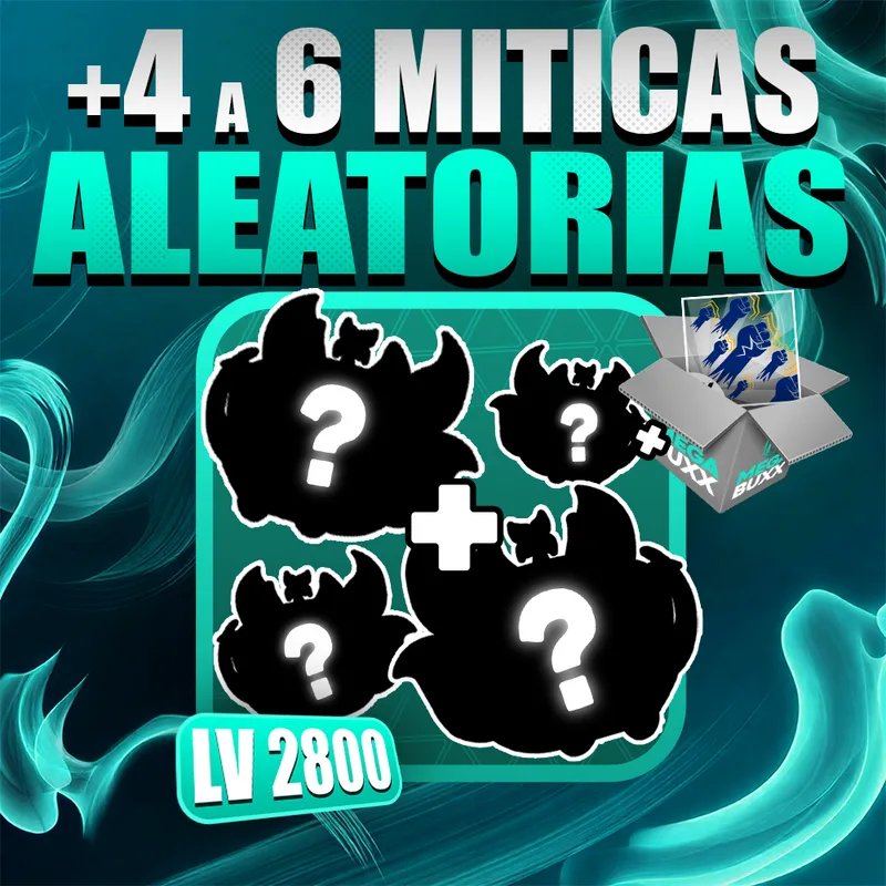 『 🎲 』4 a 6 FRUTAS MÍTICAS ALEATÓRIAS + GODHUMAN + LEVEL MÁX