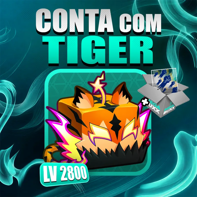 『 🐯 』 TIGER NO INVENTÁRIO + GODHUMAN + LEVEL MÁX