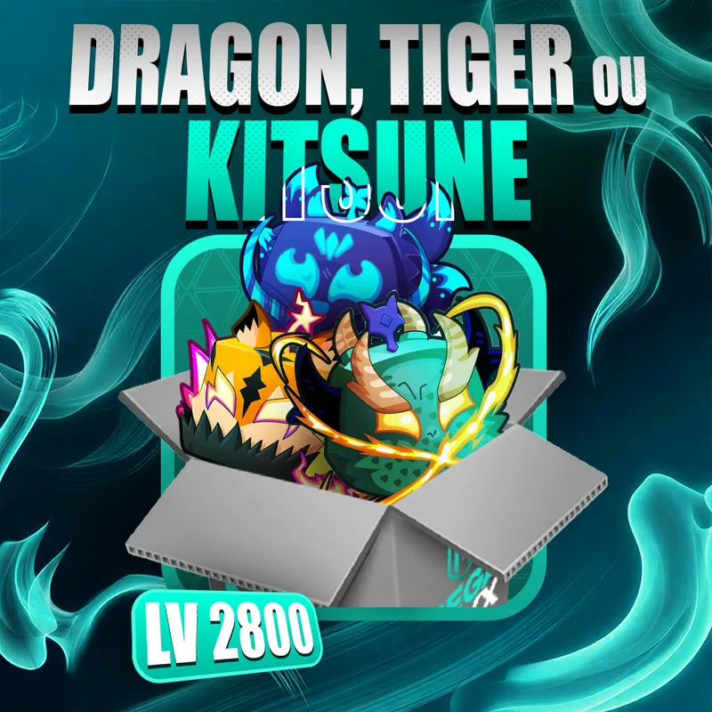 『 🎲 』 KITSUNE, DRAGON OU TIGER NO INVENTÁRIO